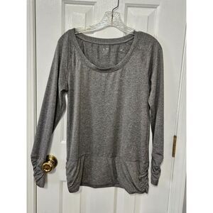 Champion Woman's Gray athletic Top - loose fitting - Small